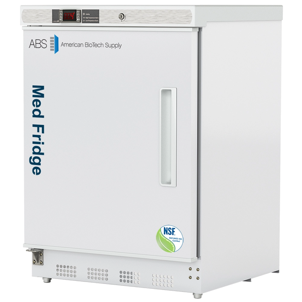 ABS 4.6 Cu. Ft. Built-In Vaccine Refrig. Left Hinged NSF/ANSI 456 Certified PH-ABT-NSF-UCBI-0404-LH