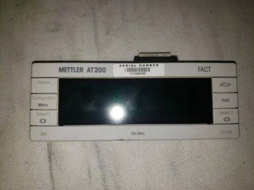 Mettler AT200 Balance Controller/Display in Excell