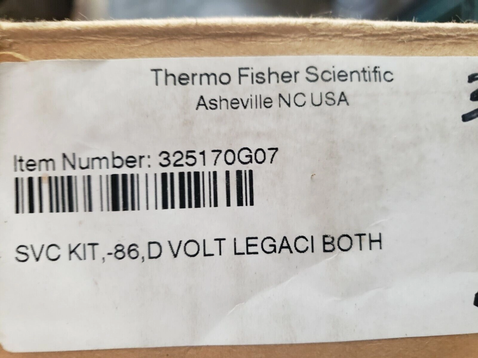 Thermo Fisher 325170G07 REVCO SVC KIT, -86 D VOLT 