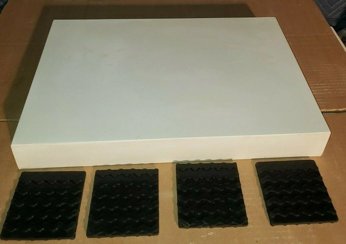 Lab Anti-Vibration Composite Block 20x13x2.5" w/No