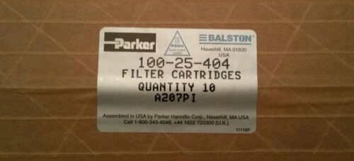 Parker Balston 100-25-404 Filter Cartridges Quanti