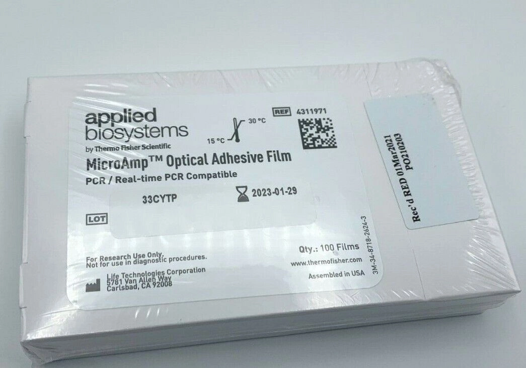 New, Applied Biosystems MicroAmp Optical Adhesive 