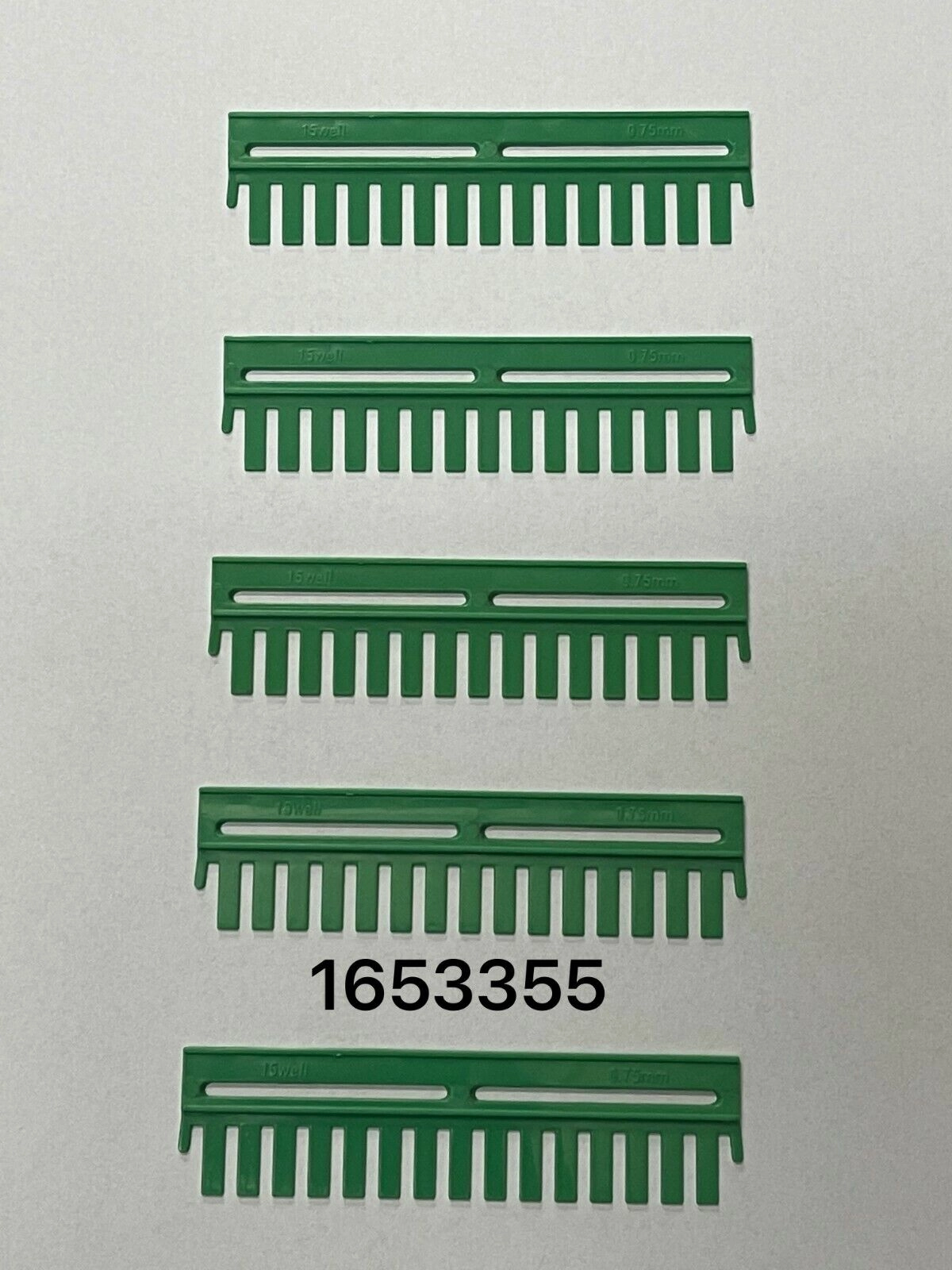 New OEM Bio-Rad Mini-PROTEAN Comb 15-well 0.75 mm 