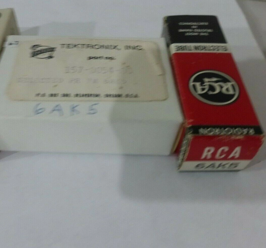 RCA - 6AK5 & TEKTRONIX (GE) ELECTRONIC VACUUM TUBE