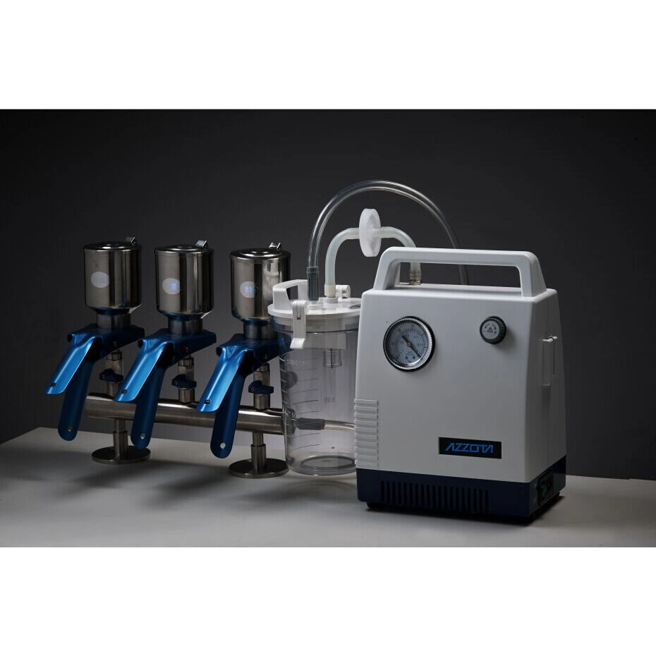 Azzota ® Vacuum Filtration System with 3-Branch Ma