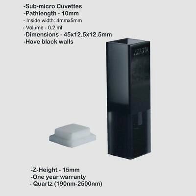 Azzota® 10MM PATHLENGTH (0.2ML) SUB-MICRO CUVETTE,