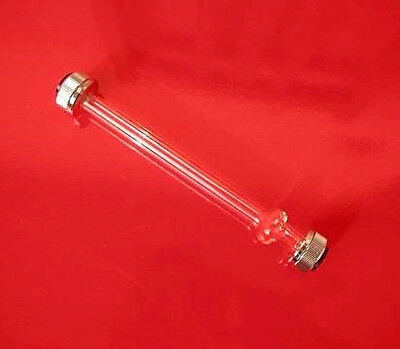 Azzota® Borosilicate Glass Polarimeter Tube, Bubbl