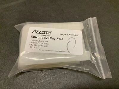 Azzota® 96 WELL ROUND SILICONE SEALING MAT, 10/PK
