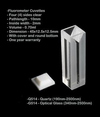 Azzota® 10MM PATHLENGTH FLUOROMETER CUVETTE, 0.70M