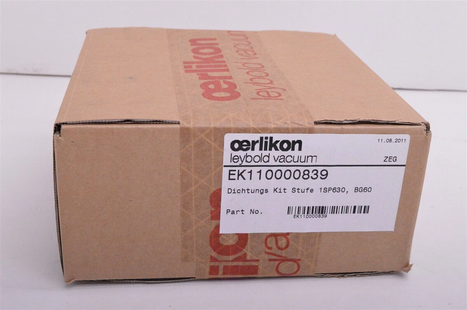 Leybold Oerlikon SP630 BG60 seal kit kit EK1100008