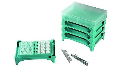 Azzota® PCR Tube Rack,96 Well (8x12), One Cap, 5/p