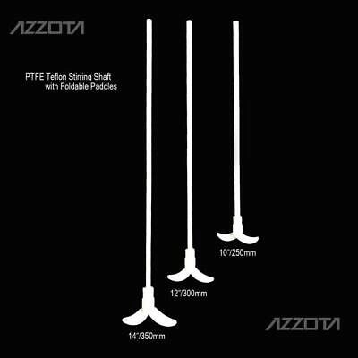 Azzota® PTFE Stirring Shaft with Foldable Paddle, 