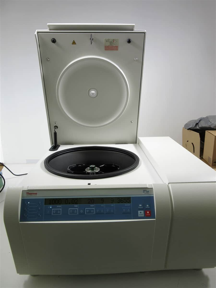 Thermo Sorvall ST-16R refrigerated benchtop centrifuge with TX-400 bucket rotor