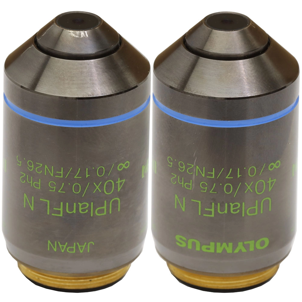 Olympus UPlanFL N 40x/075na Ph2 Phase Objective Used