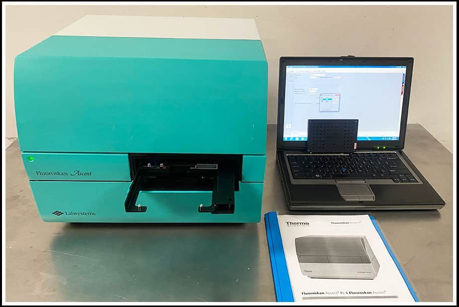 Thermo Labsystems Fluoroskan Ascent  Fluorescence Microplate Reader W WARRANTY  