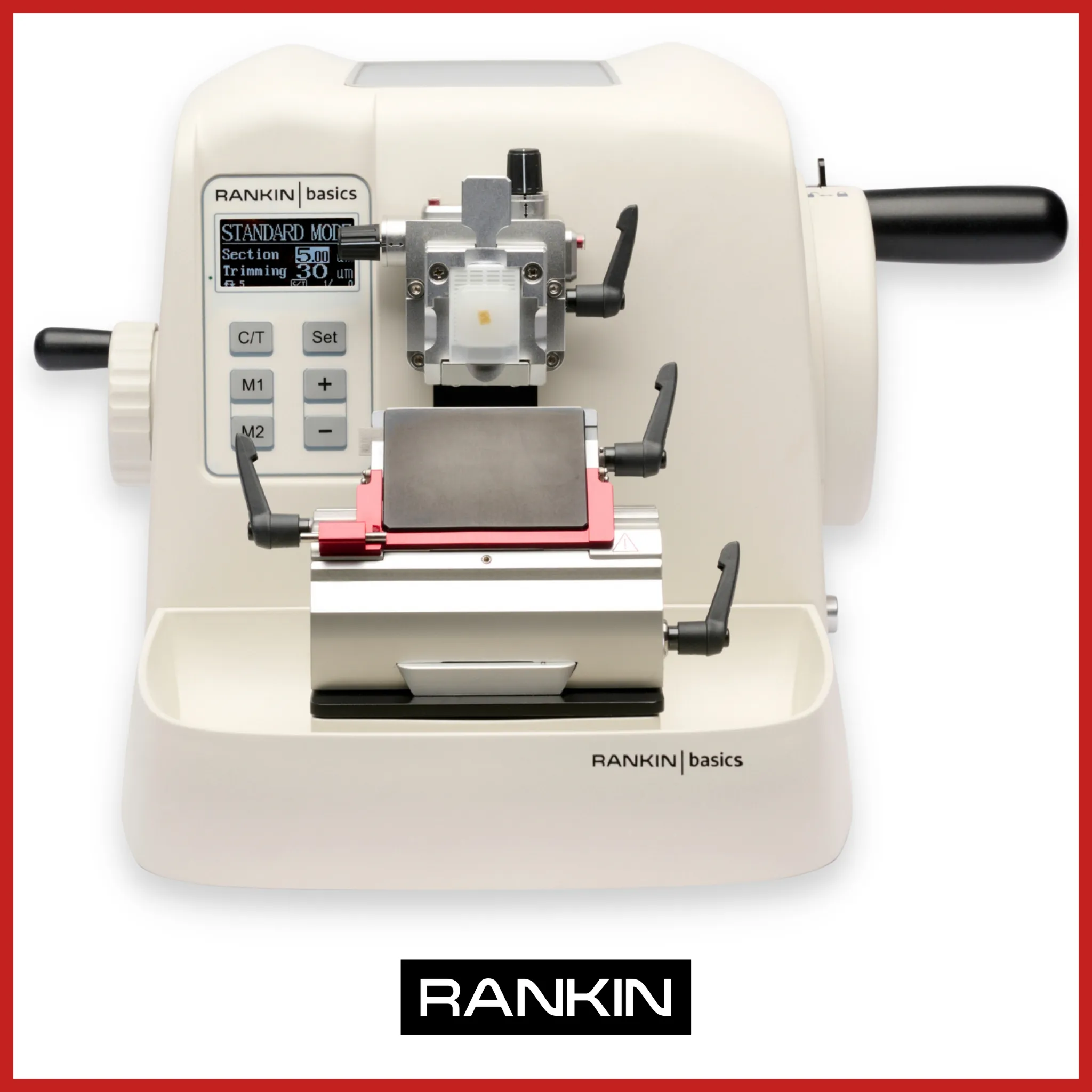 Rankin Basics Semi-Automated Microtome | 2-Year Warranty