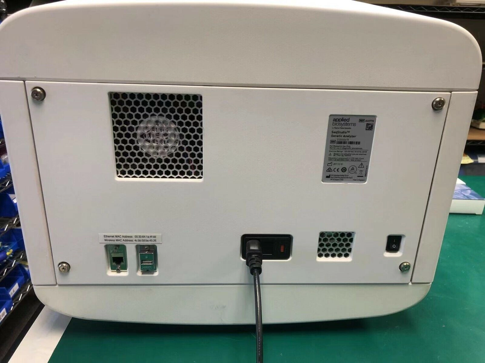 Applied Biosystems Thermo ABI SeqStudio Genetic An | LabX.com Applied Biosystems Thermo ABI SeqStudio Genetic An | LabX.com