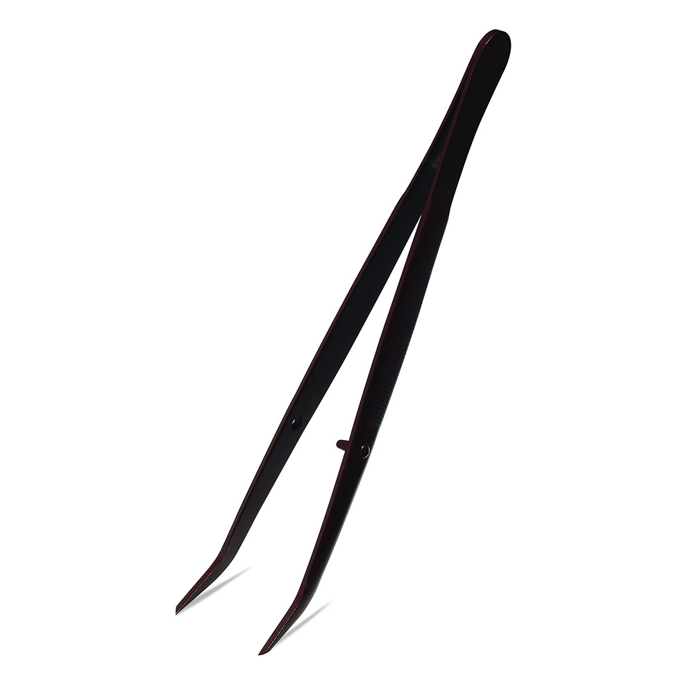 Bel-Art Curved Forceps; Teflon Fep, 3 7/8 IN (Pack of 2)