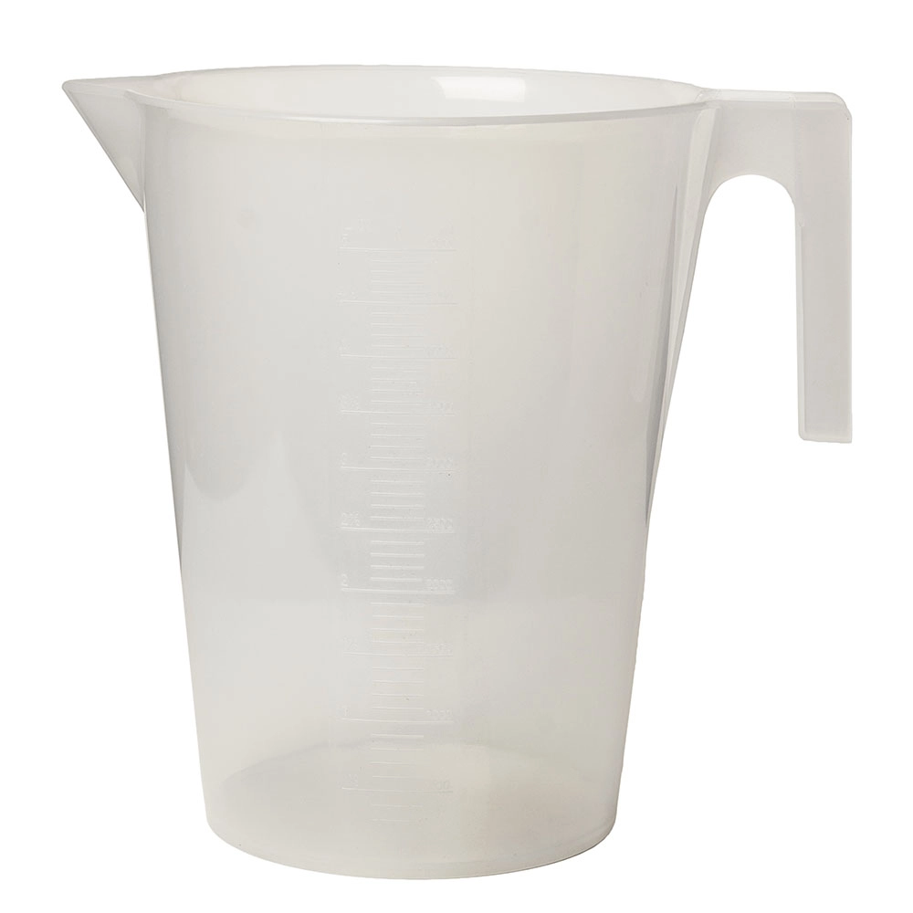 Bel-Art Tall Form 5000ML Polypropylene Graduated Pitcher; 100ML Graduation
