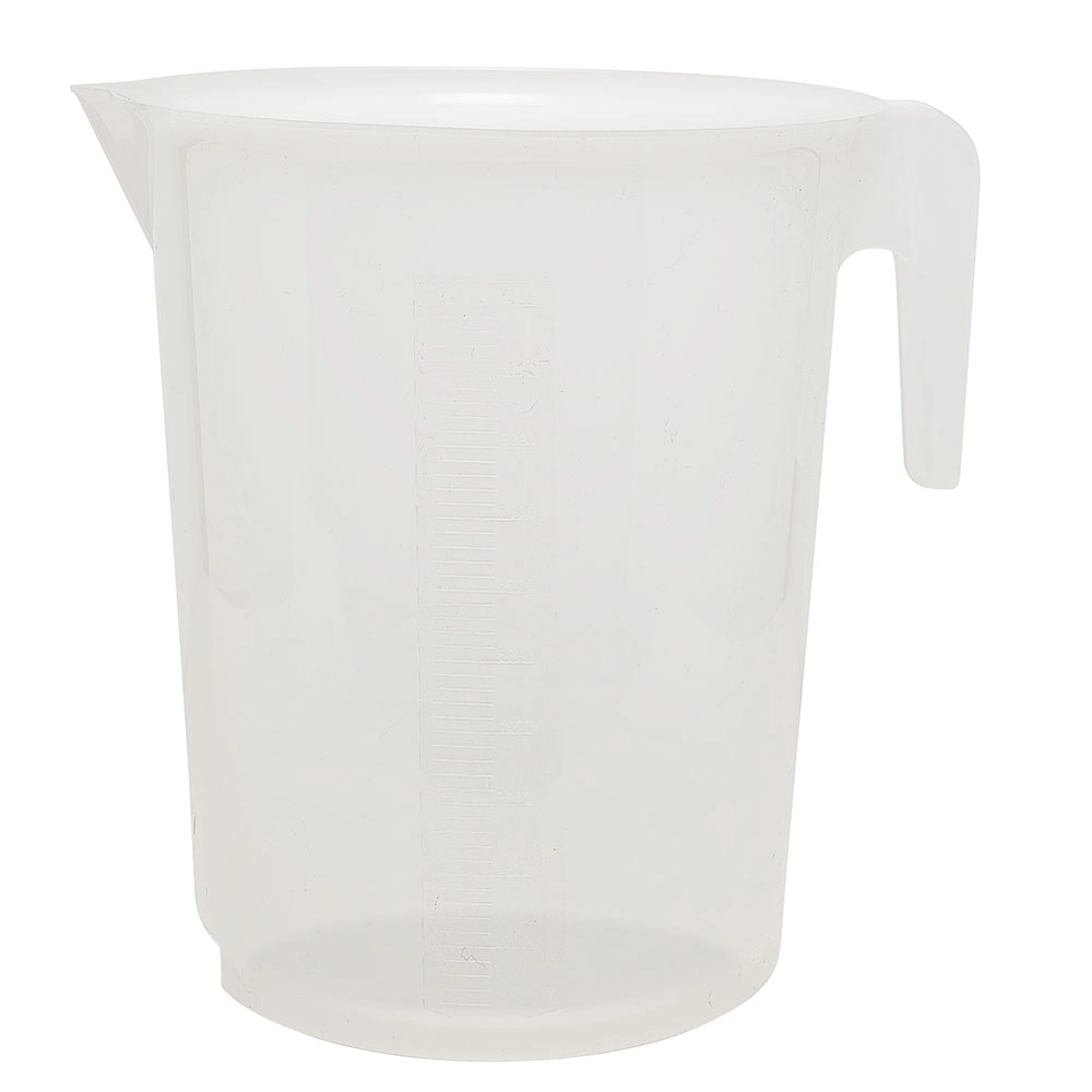 Bel-Art Tall Form 10,000ML Polypropylene Graduated Pitcher; 200ML Graduation