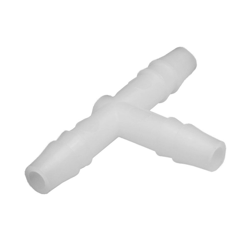 Bel-Art T Shaped Tubing Connectors For 1/4 IN Tubing (Pack of 12)