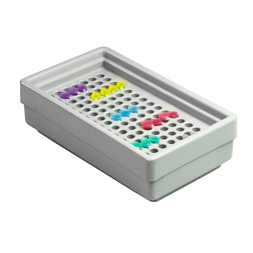 Bel-Art Microcentrifuge Tube Ice Rack;For 400 Microliter Tubes, 105 Places