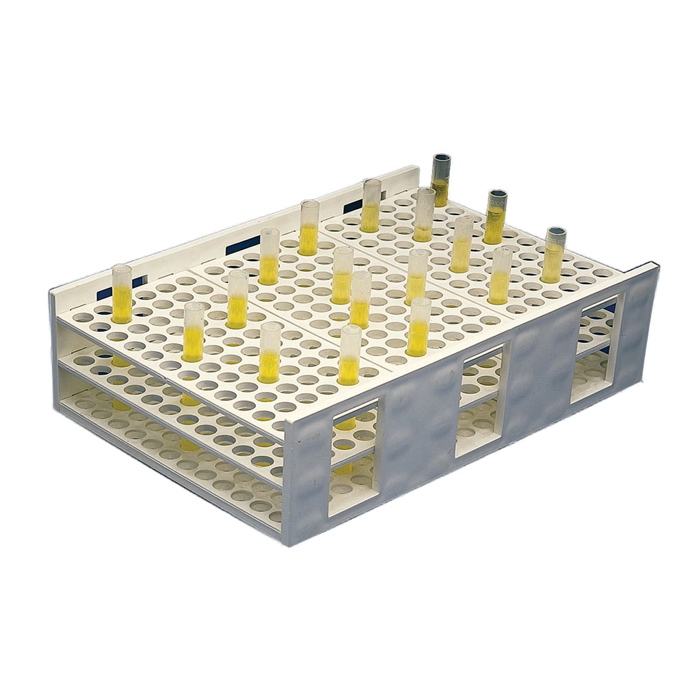 Bel-Art Radioimmunoassay Tube Rack;For 13-16MM Tubes, 120 Places