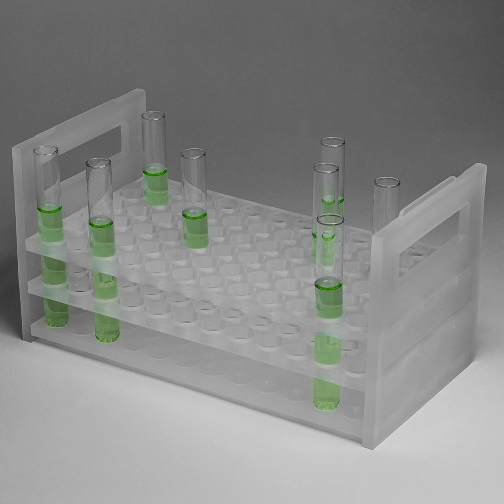 Bel-Art Heavy Duty Test Tube Rack;For 10-13MM Tubes, 72 Places