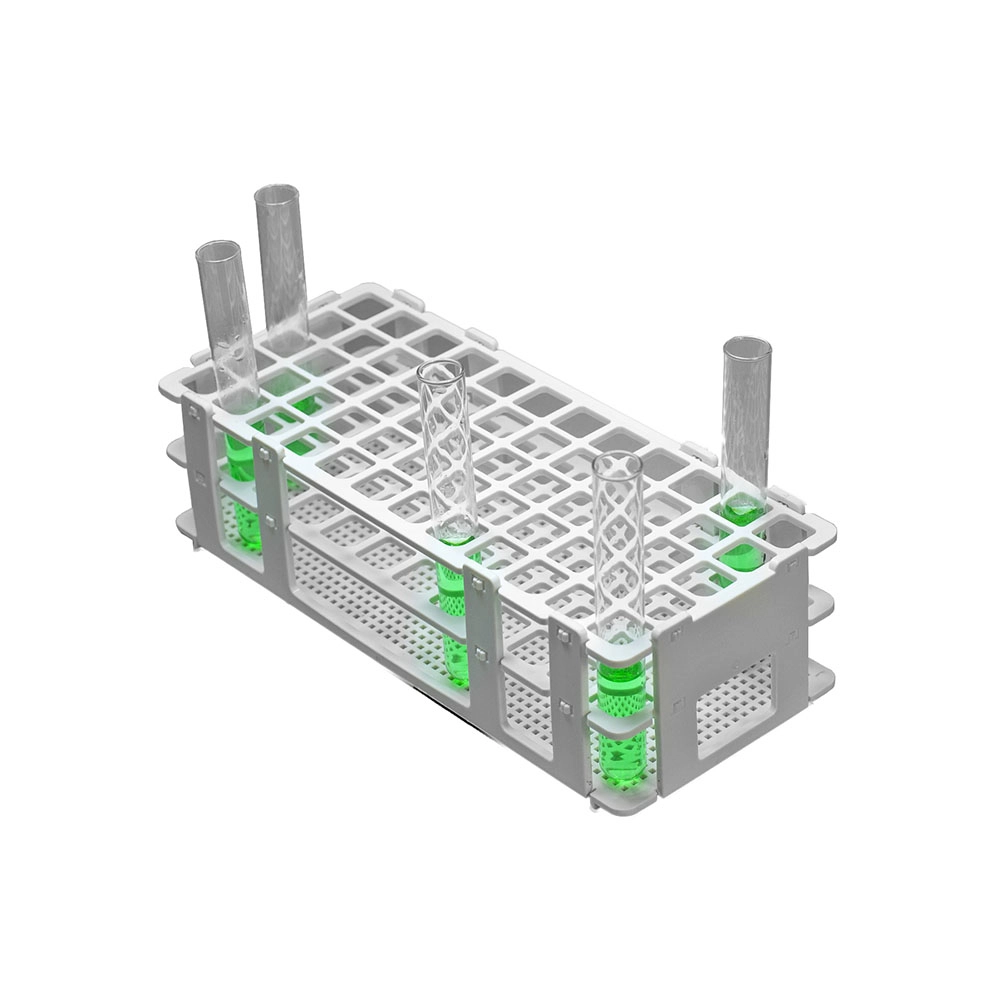 Bel-Art No-Wire Test Tube Rack;For 16-20MM Tubes, White