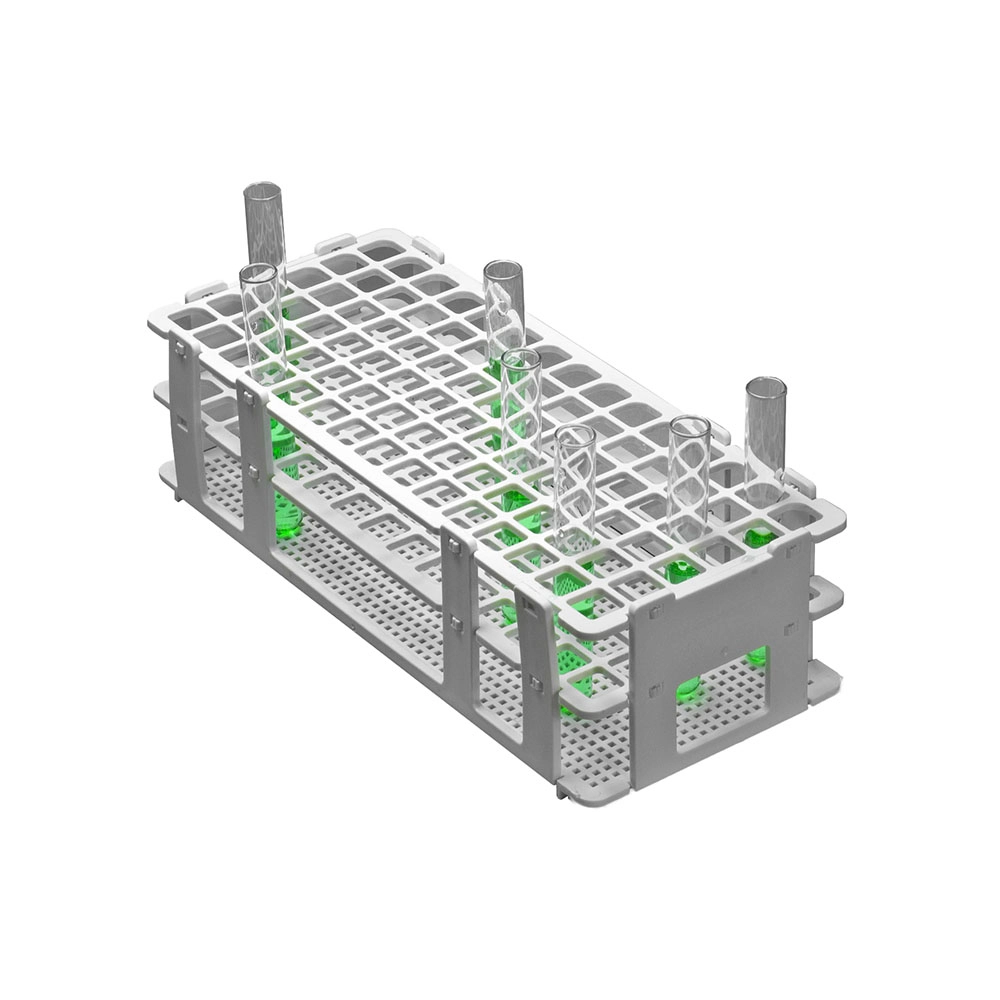 Bel-Art No-Wire Test Tube Rack;For 13-16MM Tubes, White