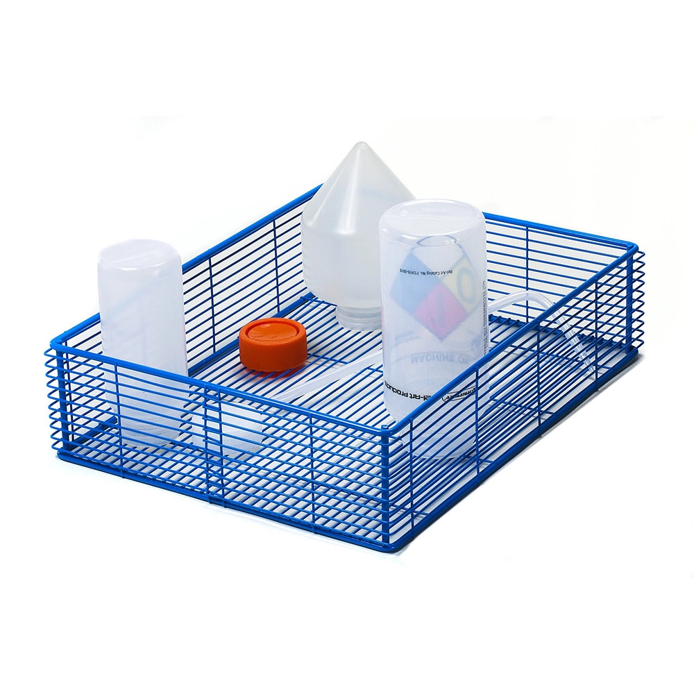 Bel-Art Poxygrid Steel Wire Basket; 14 X 11 X 3 1/2 IN