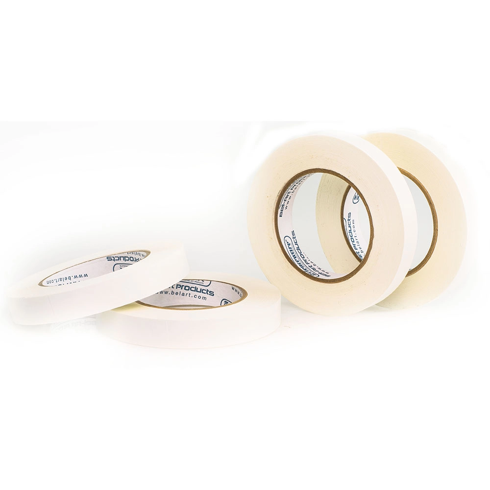 Bel-Art Write-On White Label Tape; 60YD Length 3/4 IN Width (Pack of 4)