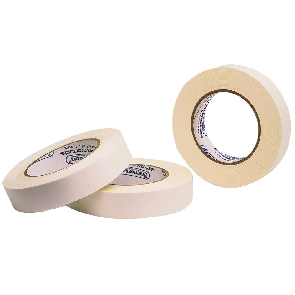 Bel-Art Write-On White Label Tape; 60YD Length 1 IN Width (Pack of 3)