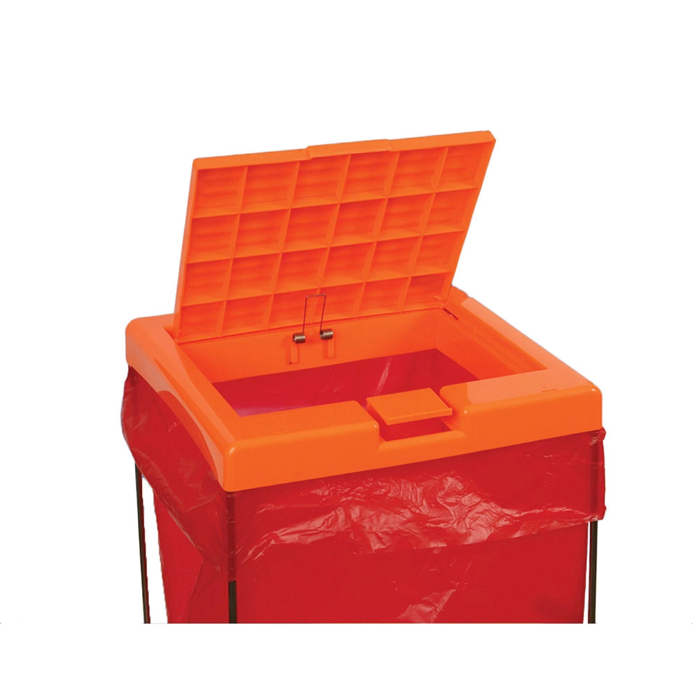 Bel-Art Clavies Orange Biohazard Bag Holder