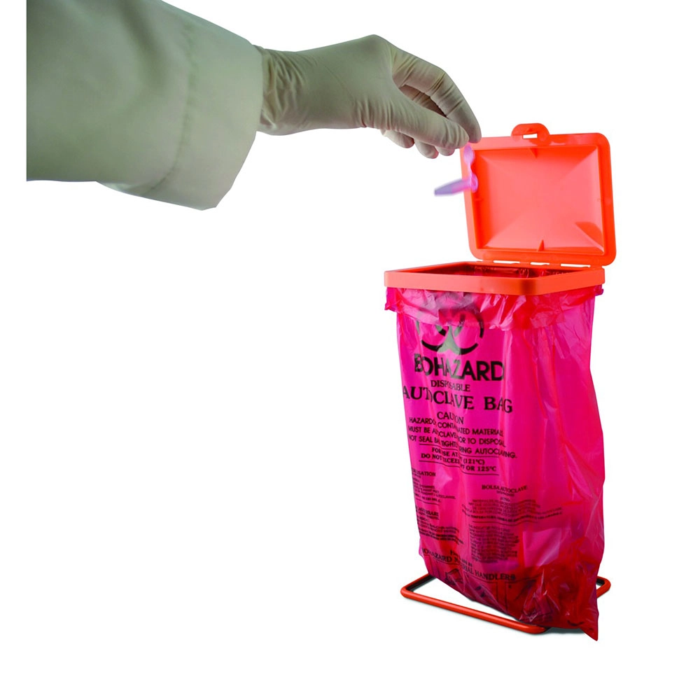 Bel-Art Poxygrid Bench-Top Biohazard Bag Holder Kit