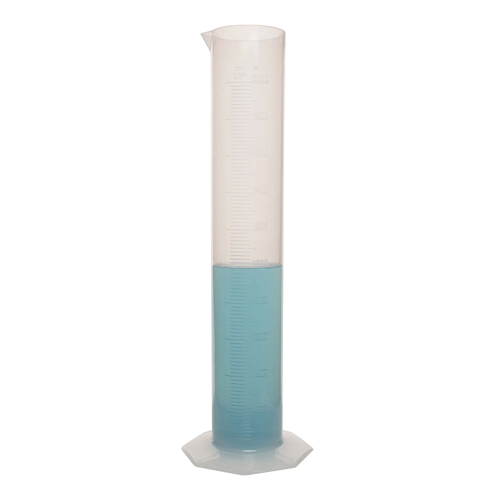 BEL-ART SINGLE SCALE 2000ML POLYPROPYLENE GRADUATED CYLINDER