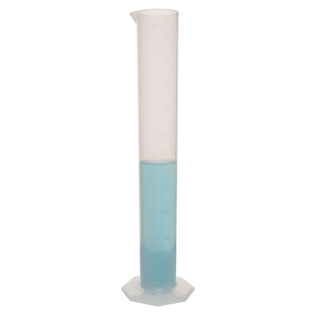 BEL-ART SINGLE SCALE 1000ML POLYPROPYLENE GRADUATED CYLINDER