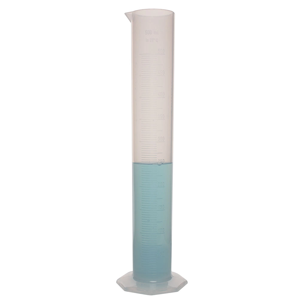 BEL-ART SINGLE SCALE 500ML POLYPROPYLENE GRADUATED CYLINDER