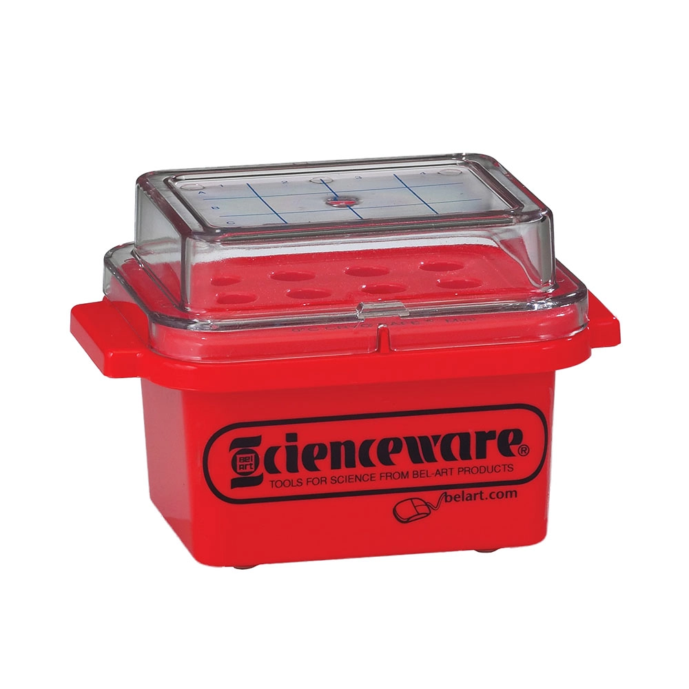 Bel-Art Cryo-Safe Mini Cooler For .5 or 1.5ML Tubes, 12 Places