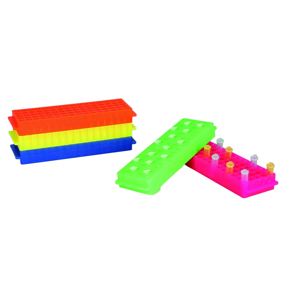 Bel-Art Reversible PCR And Microcentrifuge Tube Rack;For .2ML or 1.5-2ML Tubes,80 Places