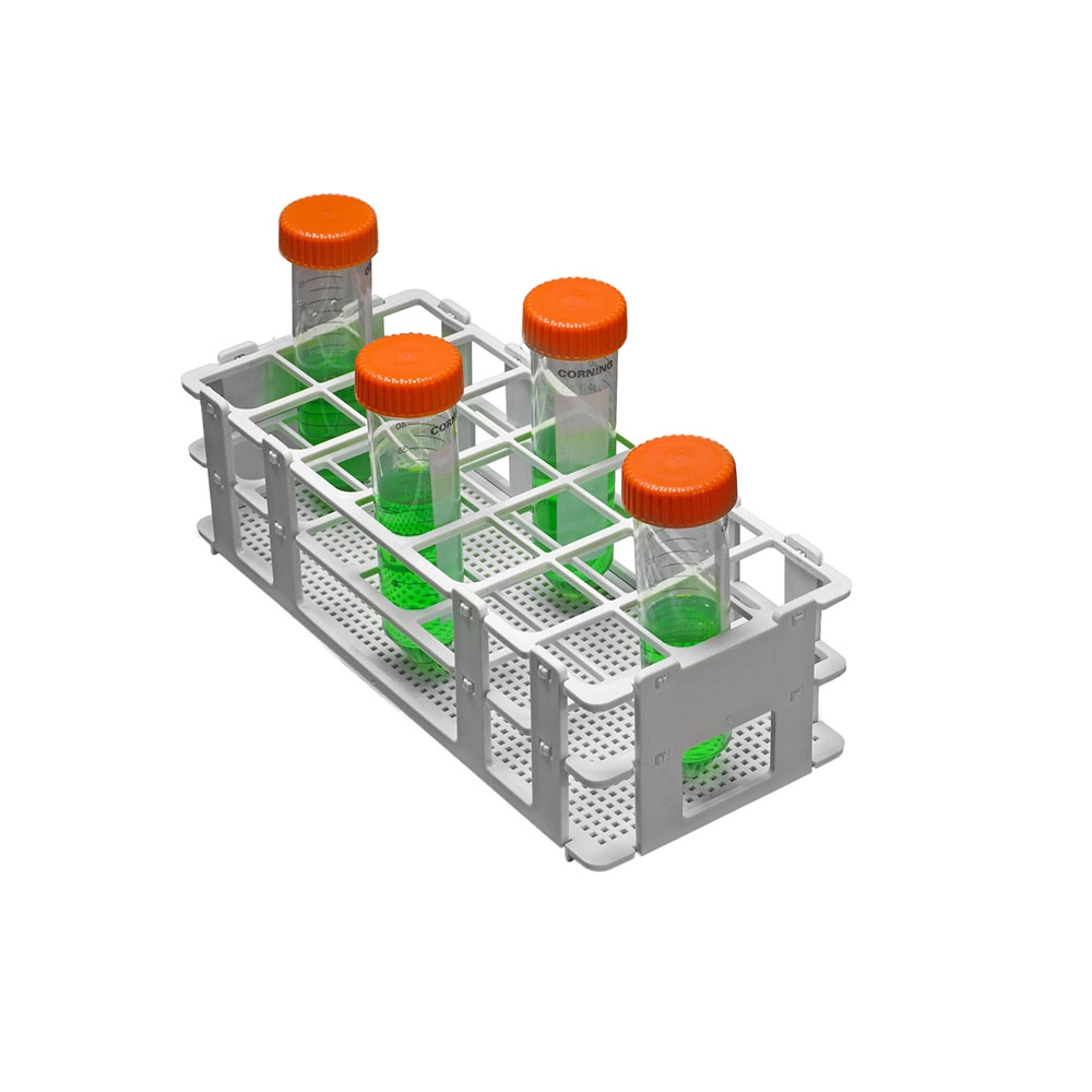 Bel-Art No-Wire Test Tube Rack;For 25-30MM Tubes, White