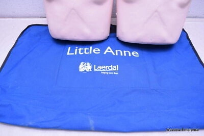 2 LAERDAL LITTLE ANNE WHITE CAUCASIAN EMT CPR ADUL