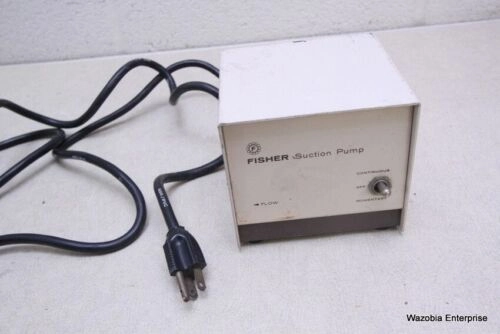 FISHER SCIENTIFIC SUCTION PUMP MODEL 56A