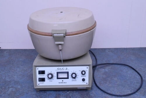 SORVALL GLC-2 CENTRIFUGE WITH HL-4 ROTOR AND CAT 5