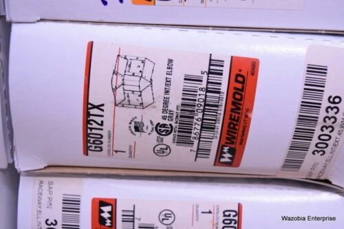 WIREMOLD G6012TX TWO-PIECE METAL 6000 RACEWAY 45 D