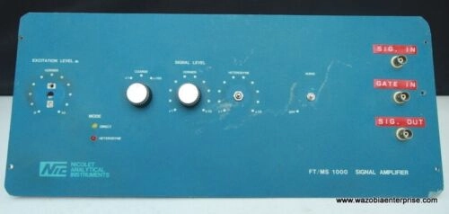 NICOLET ANALYTICAL  FT/MS 1000 SIGNAL AMPLIFIER