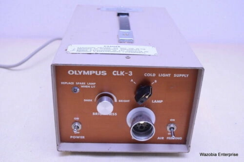 OLYMPUS MODEL CLK-3 COLD LIGHT SUPPLY