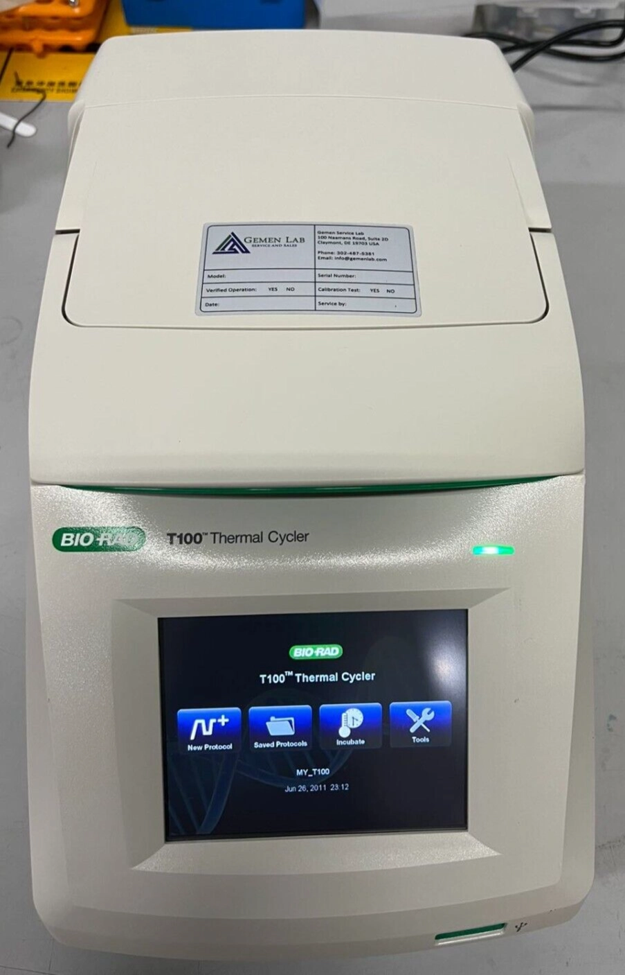 Bio-Rad T100 Thermal Cycler PCR, 96 well block  Wo