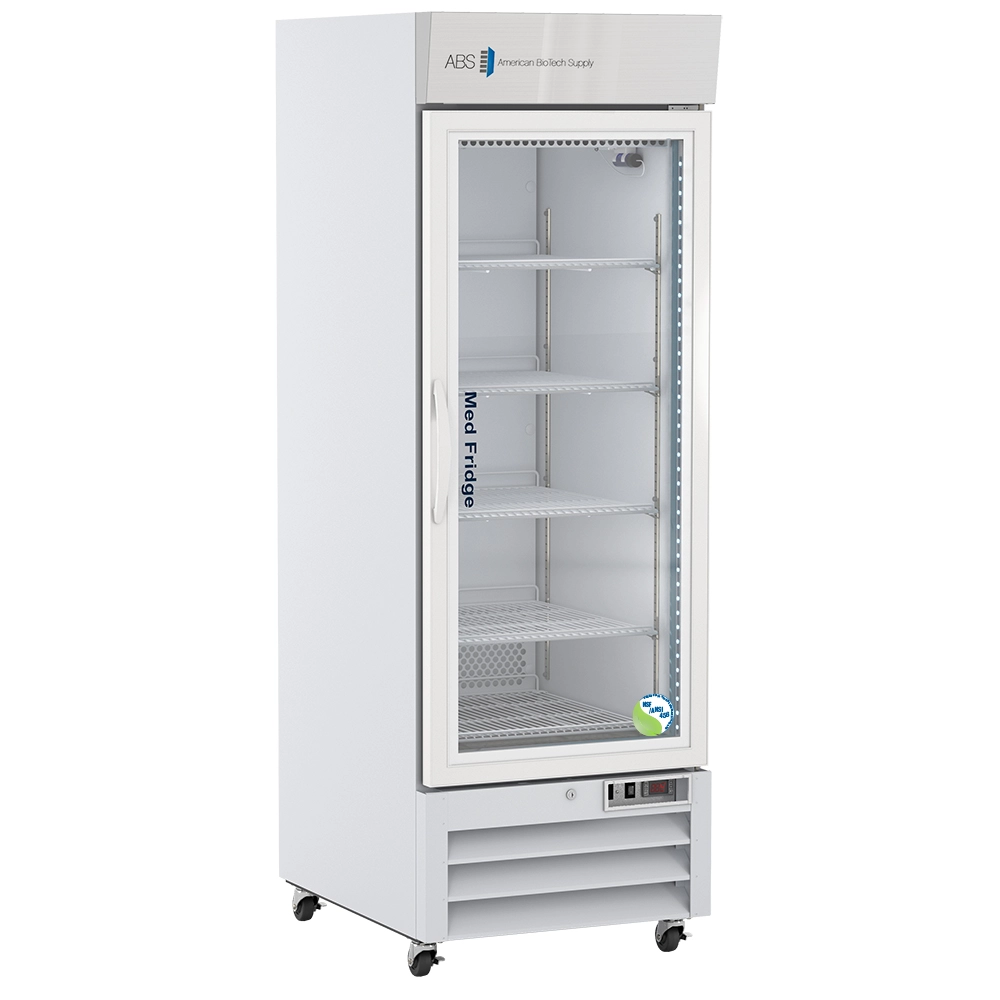 ABS 23 Cu. Ft. Glass Door Standard Certified Pharmacy Refrigerator PH-ABT-NSF-S23G