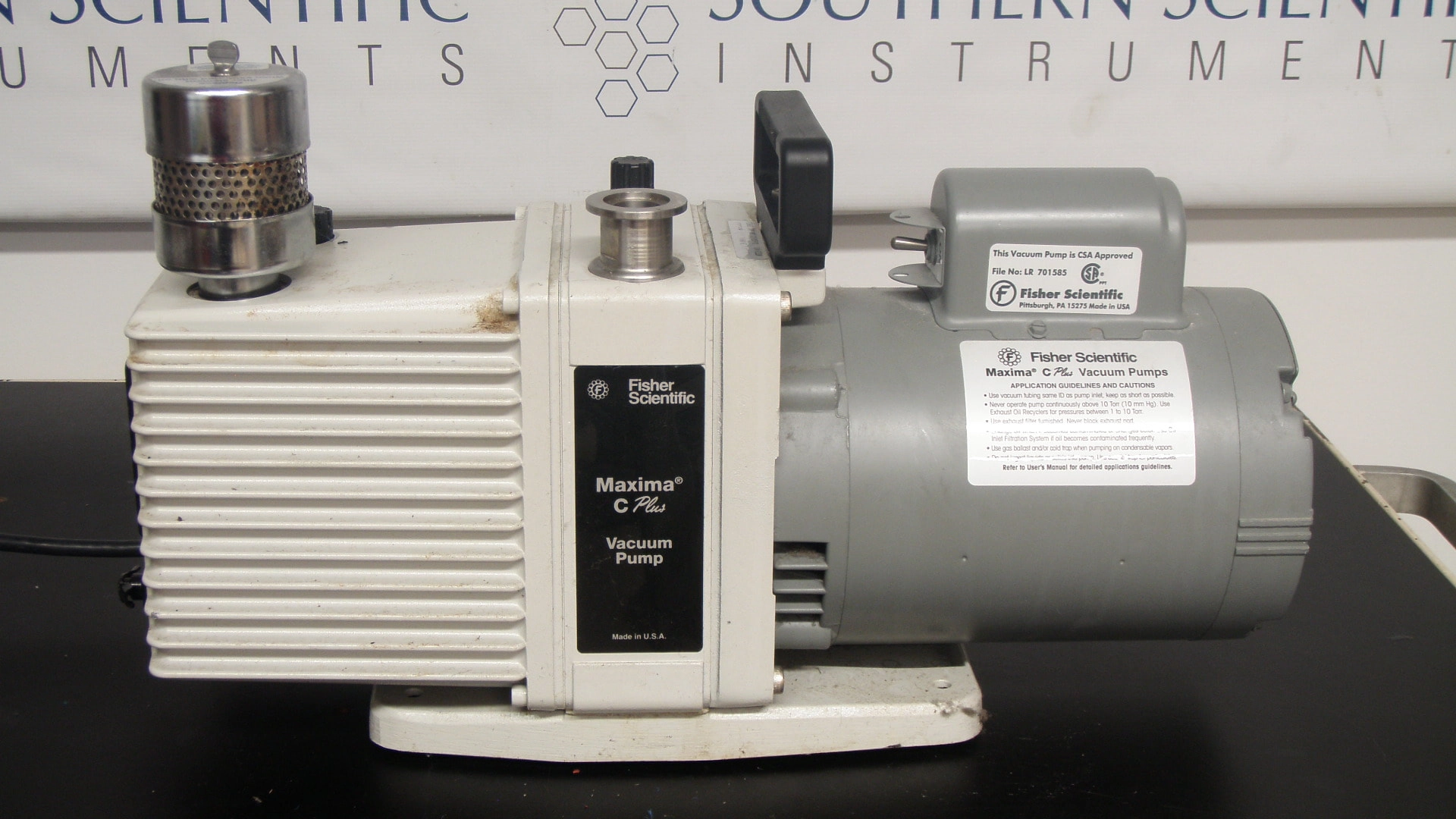 Fisher Scientific  Maxima C Plus Vacuum Pump, Model M8C, Tested and Works!
